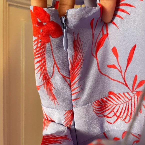 Likely Juno Floral Tiered Midi Dress in Periwinkle size 00 - Picture 10 of 10